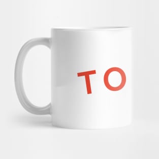 Tokyo City Typography Mug